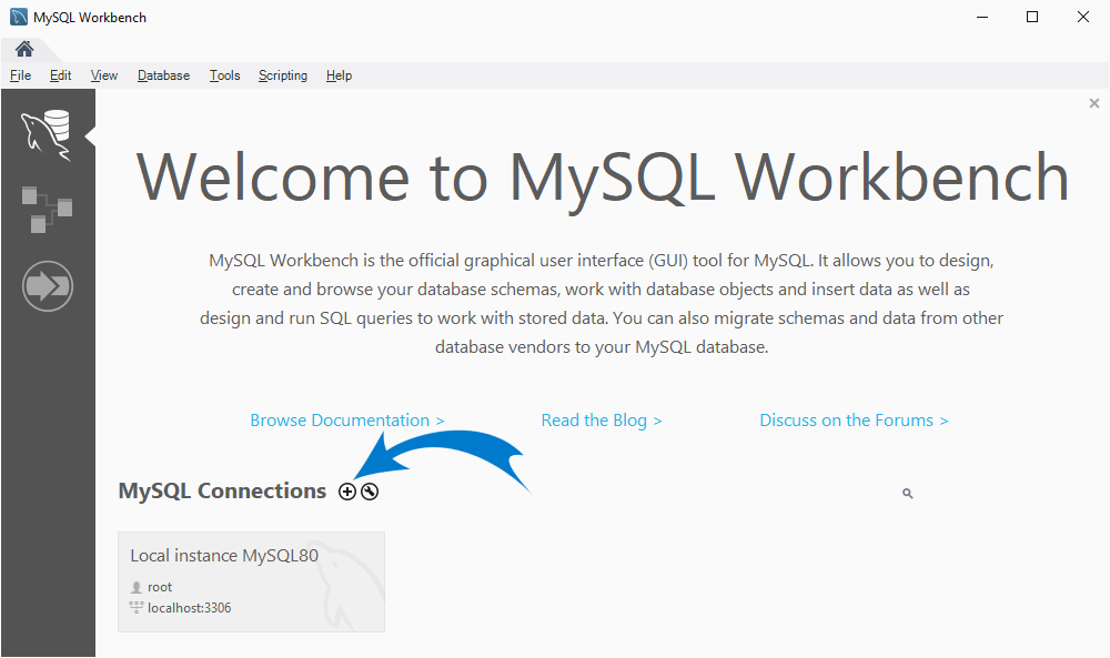 ساخت دیتابیس با MySQL Workbench